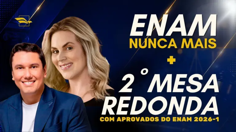 ENAM Nunca Mais: Magistrar promove aula gratuita e mesa redonda com aprovados nesta terça-feira (30/6)