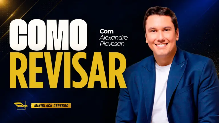 Como revisar para concursos jurídicos? Alexandre Piovesan revela método em aula gratuita