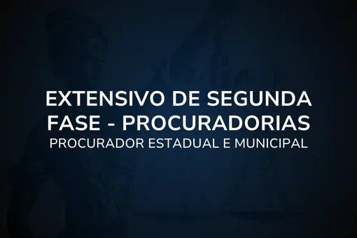 capa extensivo segunda fase procuradorias