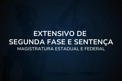 capa extensivo de segunda fase e sentença magistraturas